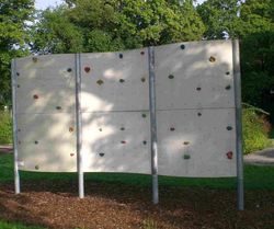 Darstellung der Kletterwand